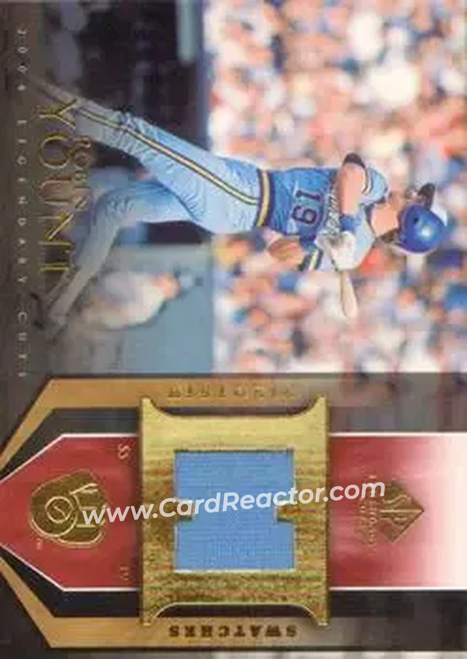 2004 SP Legendary Cuts - Historic Swatches #HS-RY - Robin Yount - Milwaukee Brewers - Front