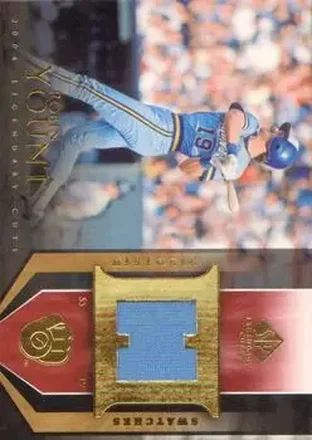2004 SP Legendary Cuts - Historic Swatches #HS-RY - Robin Yount - Milwaukee Brewers