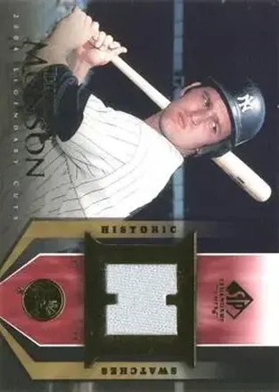 2004 SP Legendary Cuts - Historic Swatches #HS-TM - Thurman Munson - New York Yankees