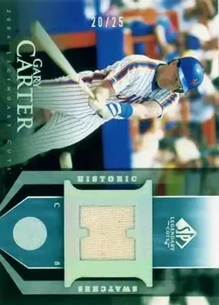 2004 SP Legendary Cuts - Historic Swatches 25 #HS-GC - Gary Carter - New York Mets