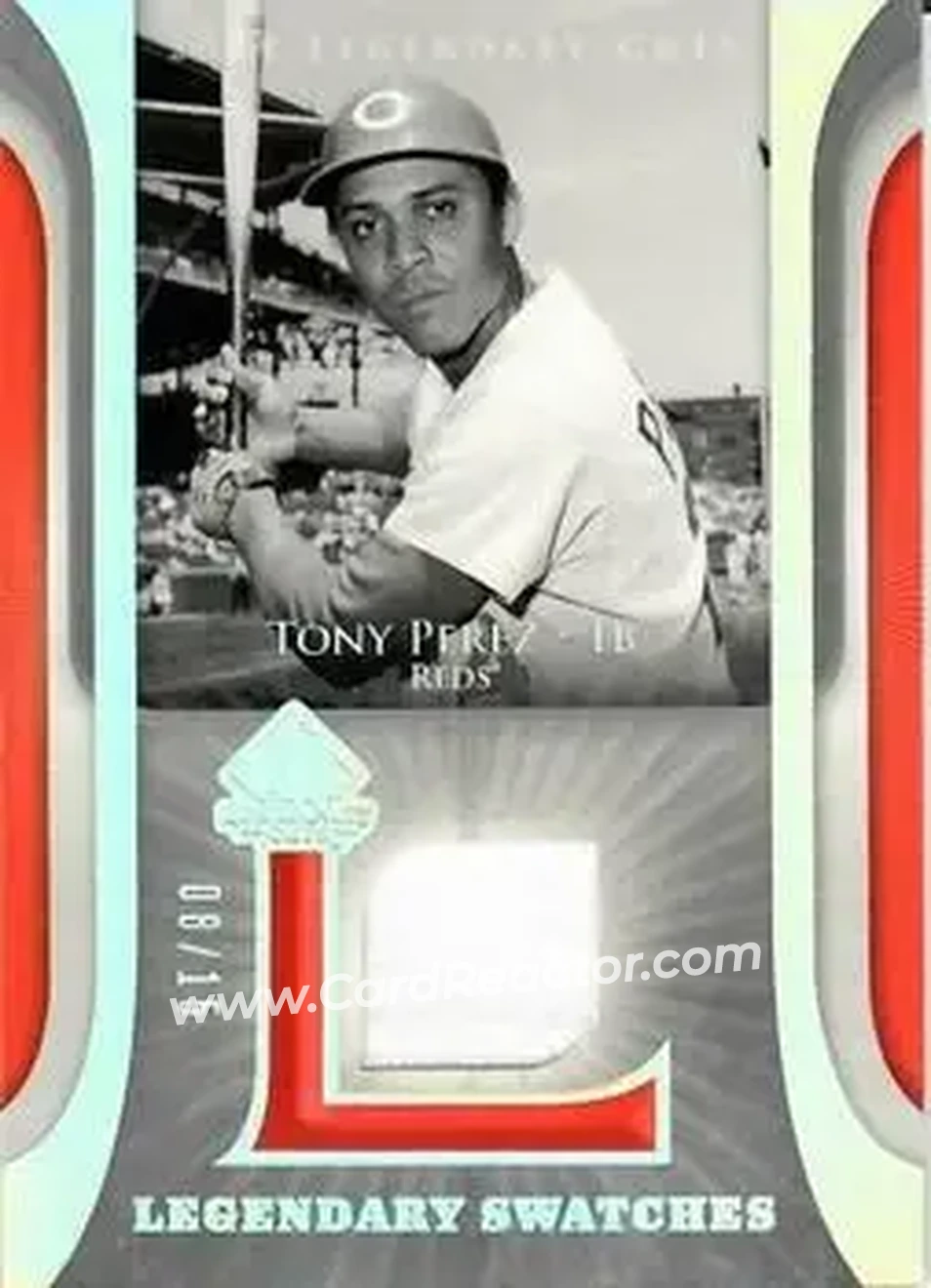 2004 SP Legendary Cuts - Legendary Swatches 15 #LSW-TP - Tony Pérez - Cincinnati Reds - Front