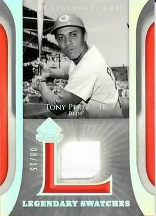 2004 SP Legendary Cuts - Legendary Swatches 15 #LSW-TP - Tony Pérez - Cincinnati Reds