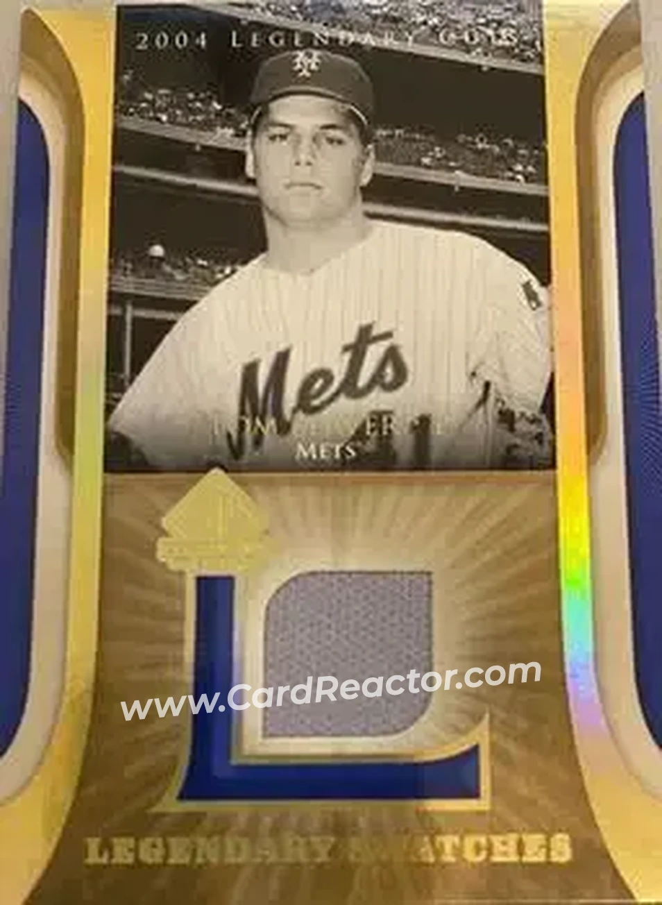 2004 SP Legendary Cuts - Legendary Swatches 15 #LSW-TS - Tom Seaver - New York Mets - Front
