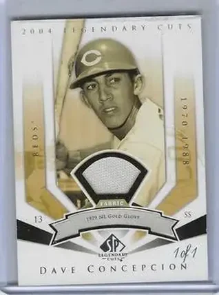 2004 SP Legendary Cuts feature card