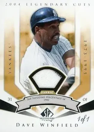 2004 SP Legendary Cuts feature card