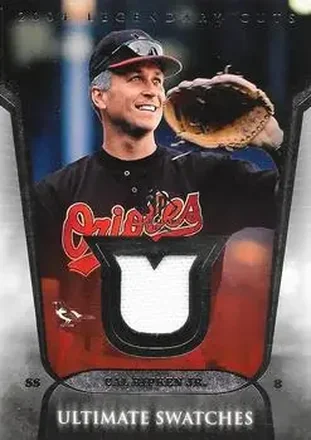 2004 SP Legendary Cuts - Ultimate Swatches #US-CR - Cal Ripken - Baltimore Orioles