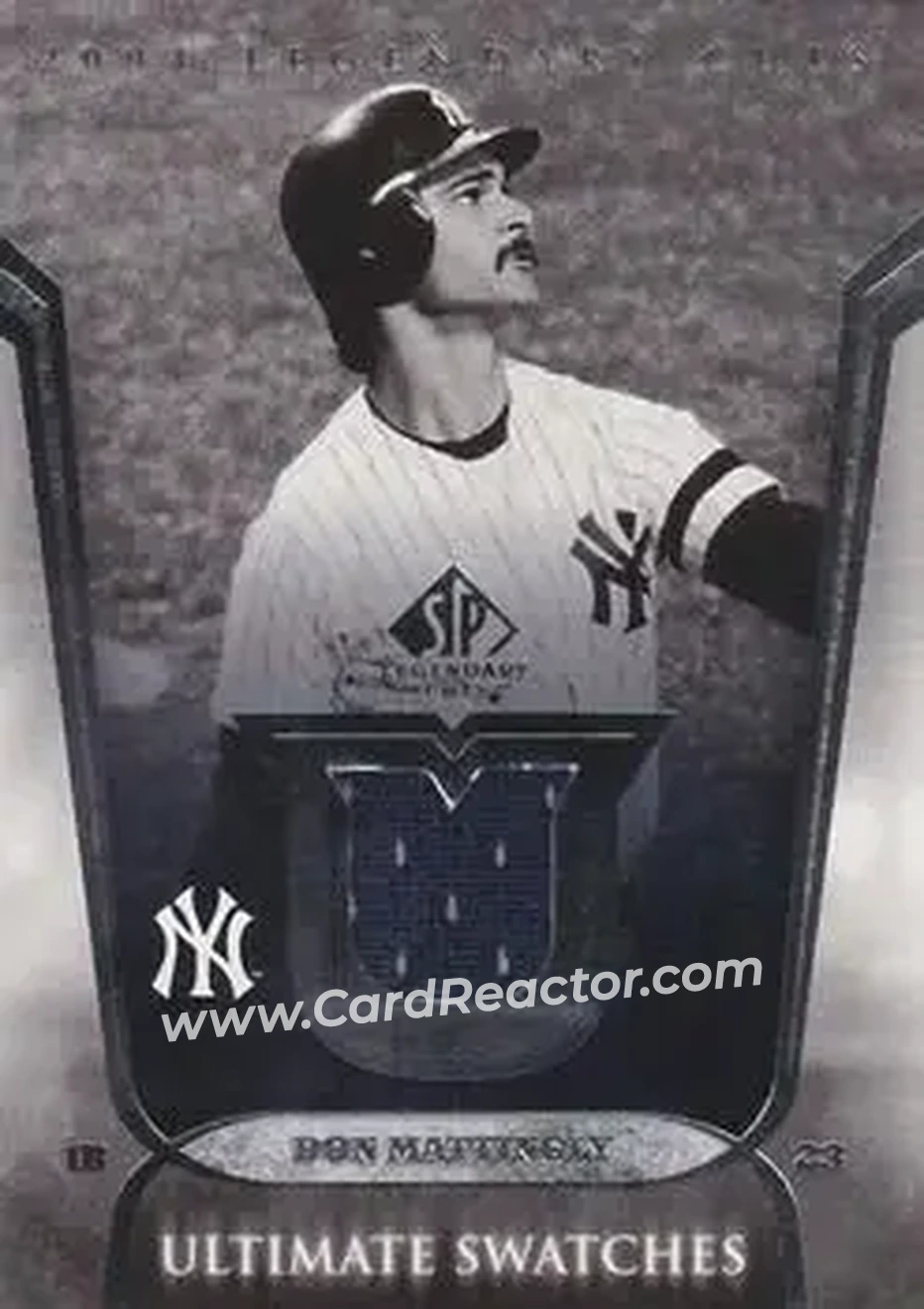 2004 SP Legendary Cuts - Ultimate Swatches #US-DM - Don Mattingly - New York Yankees - Front