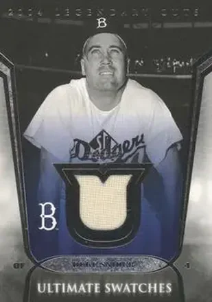 2004 SP Legendary Cuts - Ultimate Swatches #US-DS - Edwin "Duke" Snider - Brooklyn Dodgers