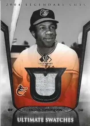 2004 SP Legendary Cuts - Ultimate Swatches #US-FR - Frank Robinson - Baltimore Orioles