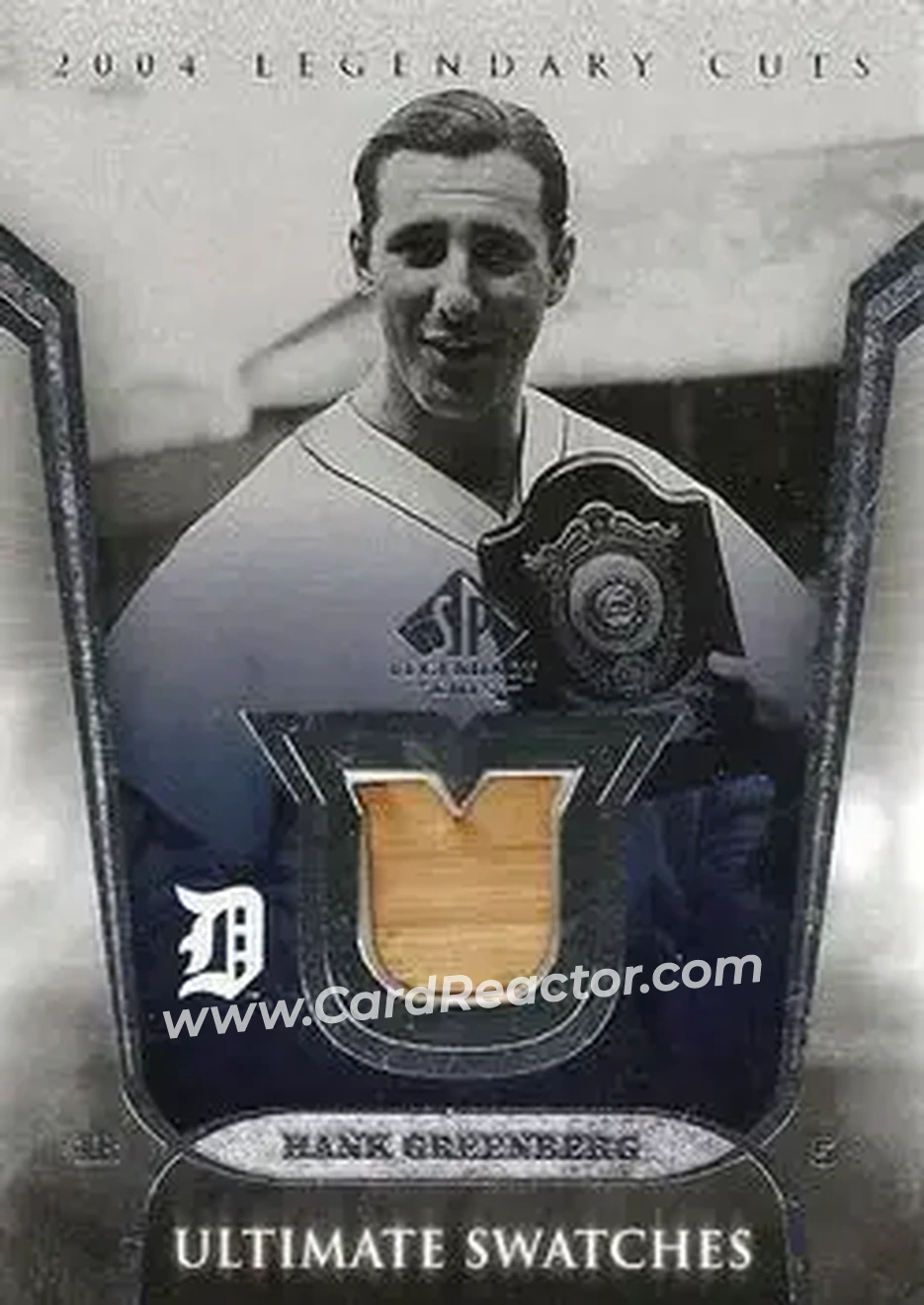 2004 SP Legendary Cuts - Ultimate Swatches #US-HG - Hank Greenberg - Detroit Tigers - Front