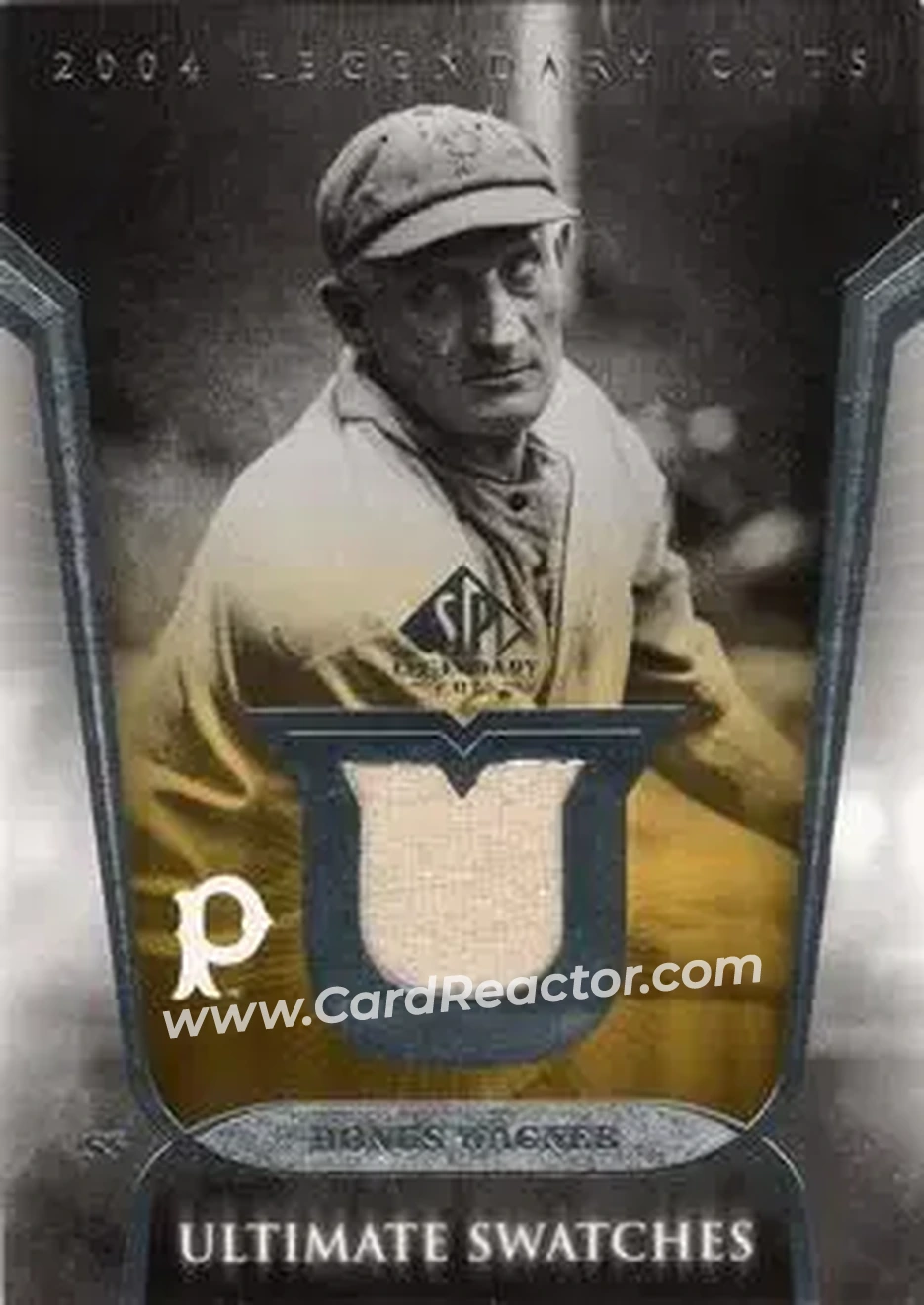2004 SP Legendary Cuts - Ultimate Swatches #US-HW - Honus Wagner - Pittsburgh Pirates - Front