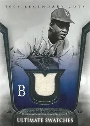 2004 SP Legendary Cuts - Ultimate Swatches #US-JR - Jackie Robinson - Brooklyn Dodgers