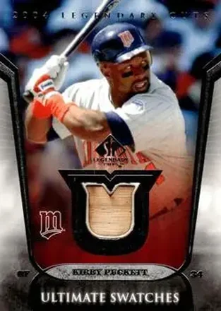 2004 SP Legendary Cuts - Ultimate Swatches #US-KP - Kirby Puckett - Minnesota Twins