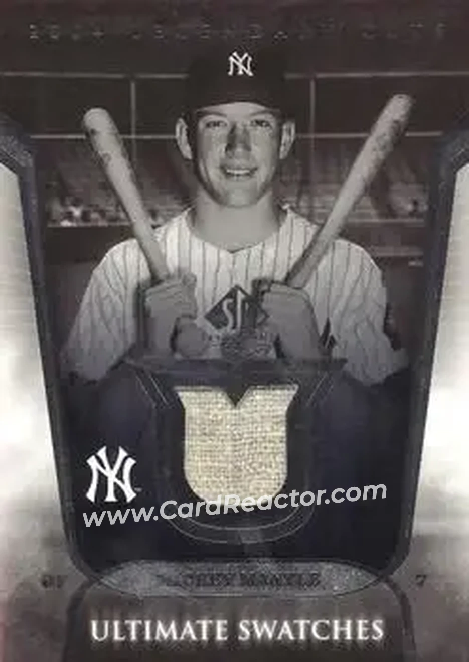 2004 SP Legendary Cuts - Ultimate Swatches #US-MM - Mickey Mantle - New York Yankees - Front 2004 SP Legendary Cuts - Ultimate Swatches #US-MM - Mickey Mantle - New York Yankees - Front