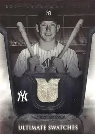 2004 SP Legendary Cuts - Ultimate Swatches #US-MM - Mickey Mantle - New York Yankees