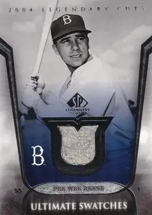 2004 SP Legendary Cuts - Ultimate Swatches #US-PR - Harold Reese - Brooklyn Dodgers