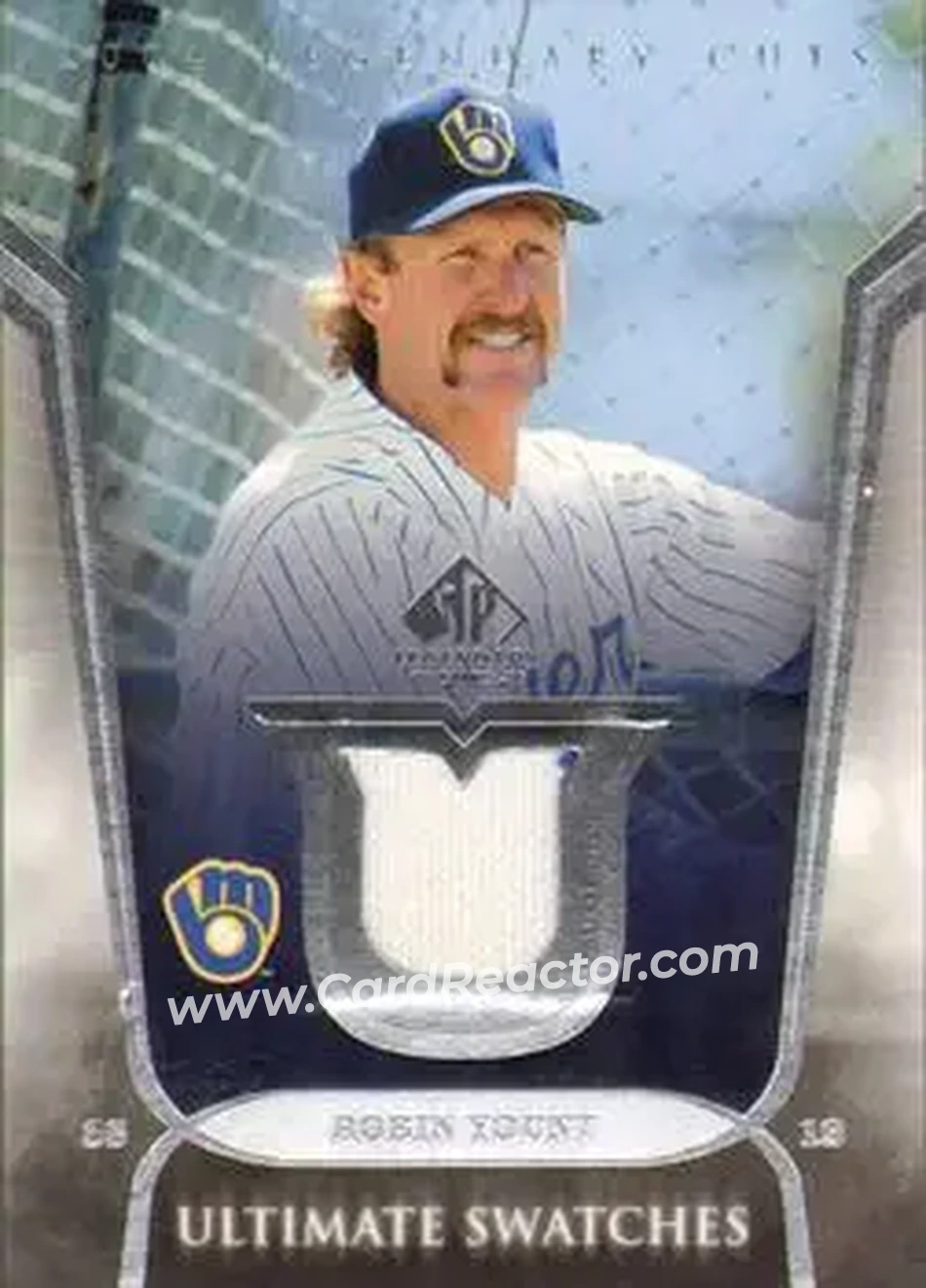 2004 SP Legendary Cuts - Ultimate Swatches #US-RY - Robin Yount - Milwaukee Brewers - Front