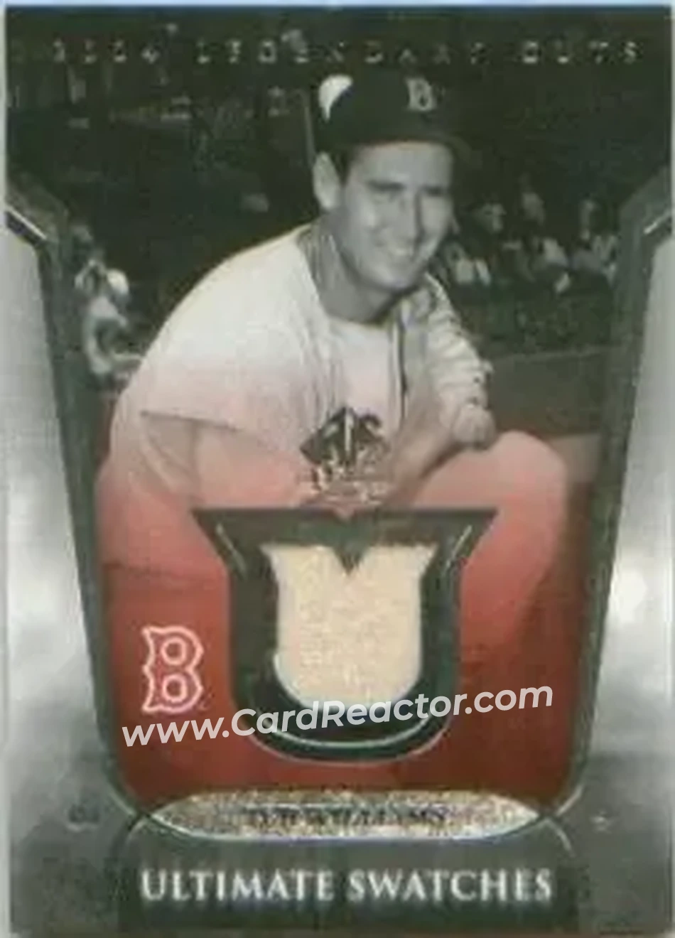 2004 SP Legendary Cuts - Ultimate Swatches #US-TW - Ted Williams - Boston Red Sox - Front