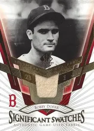 2004 SP Legendary Cuts - Significant Swatches #SS-BD - Bobby Doerr - Boston Red Sox