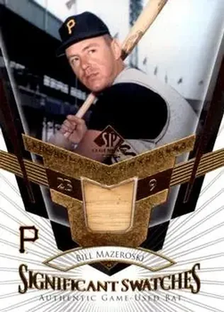 2004 SP Legendary Cuts - Significant Swatches #SS-BM - Bill Mazeroski - Pittsburgh Pirates