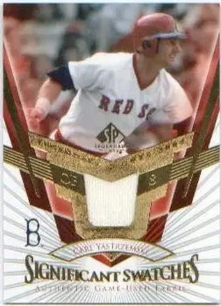 2004 SP Legendary Cuts - Significant Swatches #SS-CY - Carl Yastrzemski - Boston Red Sox
