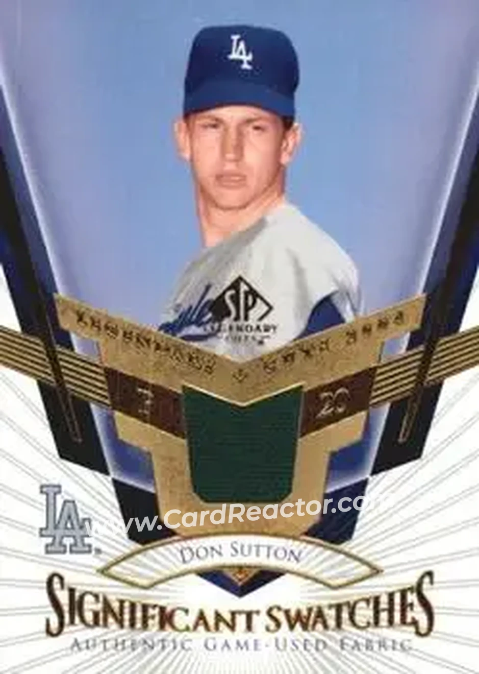 2004 SP Legendary Cuts - Significant Swatches #SS-DS - Don Sutton - Los Angeles Dodgers - Front