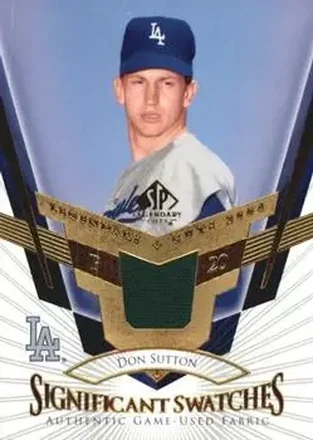 2004 SP Legendary Cuts - Significant Swatches #SS-DS - Don Sutton - Los Angeles Dodgers