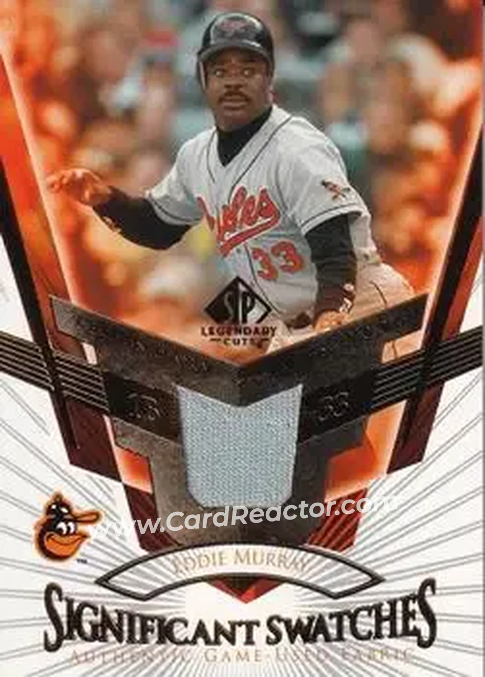 2004 SP Legendary Cuts - Significant Swatches #SS-EM - Eddie Murray - Baltimore Orioles - Front