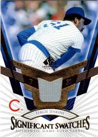 2004 SP Legendary Cuts - Significant Swatches #SS-FJ - Ferguson Jenkins - Chicago Cubs