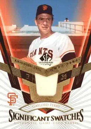 2004 SP Legendary Cuts - Significant Swatches #SS-GP - Gaylord Perry - San Francisco Giants