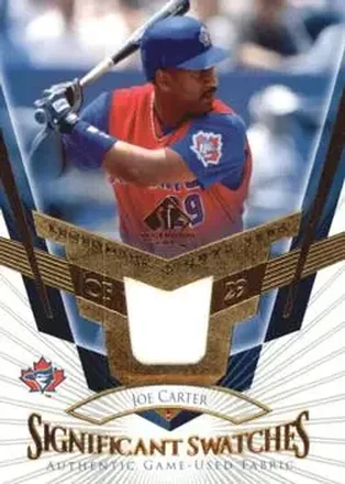 2004 SP Legendary Cuts - Significant Swatches #SS-JC - Joe Carter - Toronto Blue Jays