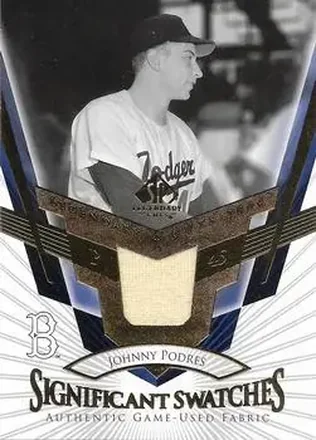 2004 SP Legendary Cuts - Significant Swatches #SS-JP - Johnny Podres - Brooklyn Dodgers
