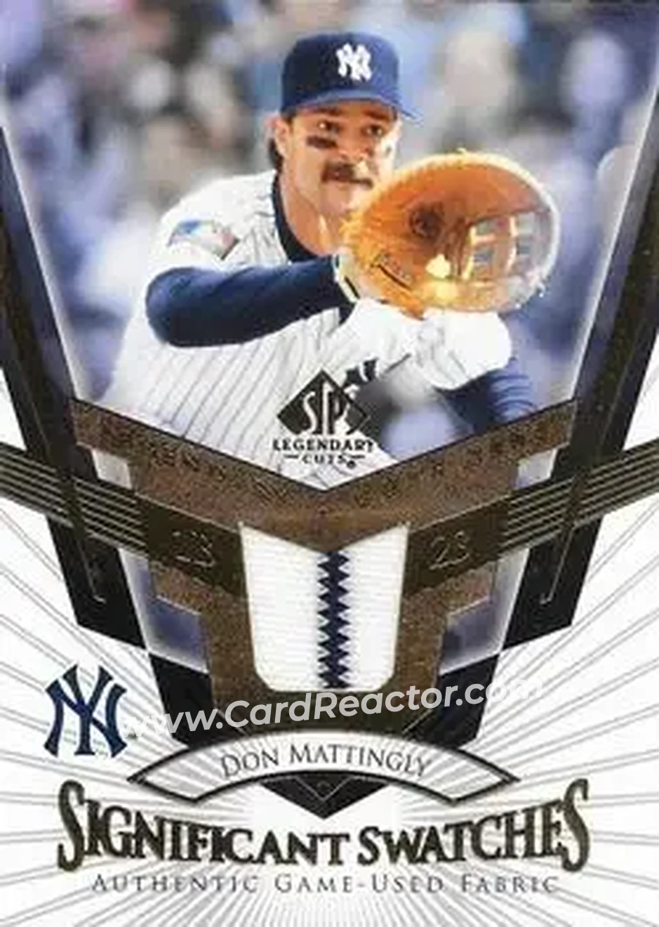 2004 SP Legendary Cuts - Significant Swatches #SS-MA - Don Mattingly - New York Yankees - Front