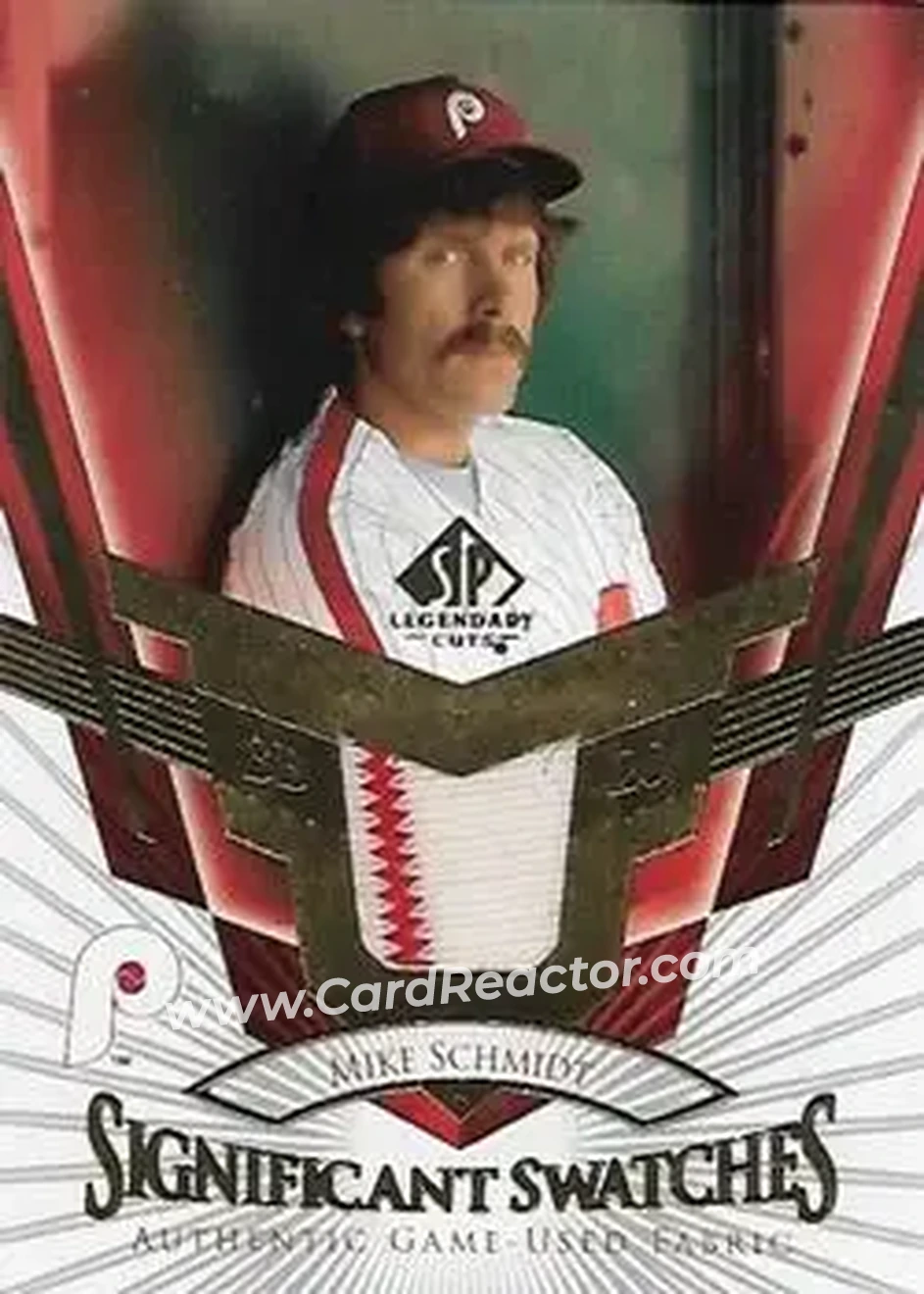2004 SP Legendary Cuts - Significant Swatches #SS-MS - Mike Schmidt - Philadelphia Phillies - Front