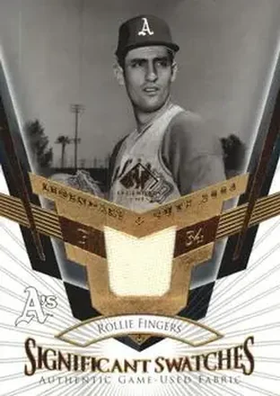 2004 SP Legendary Cuts - Significant Swatches #SS-RF - Rollie Fingers - Oakland Athletics