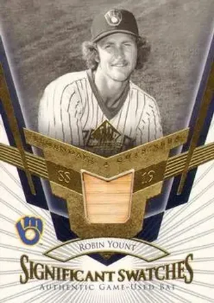 2004 SP Legendary Cuts - Significant Swatches #SS-RY - Robin Yount - Milwaukee Brewers