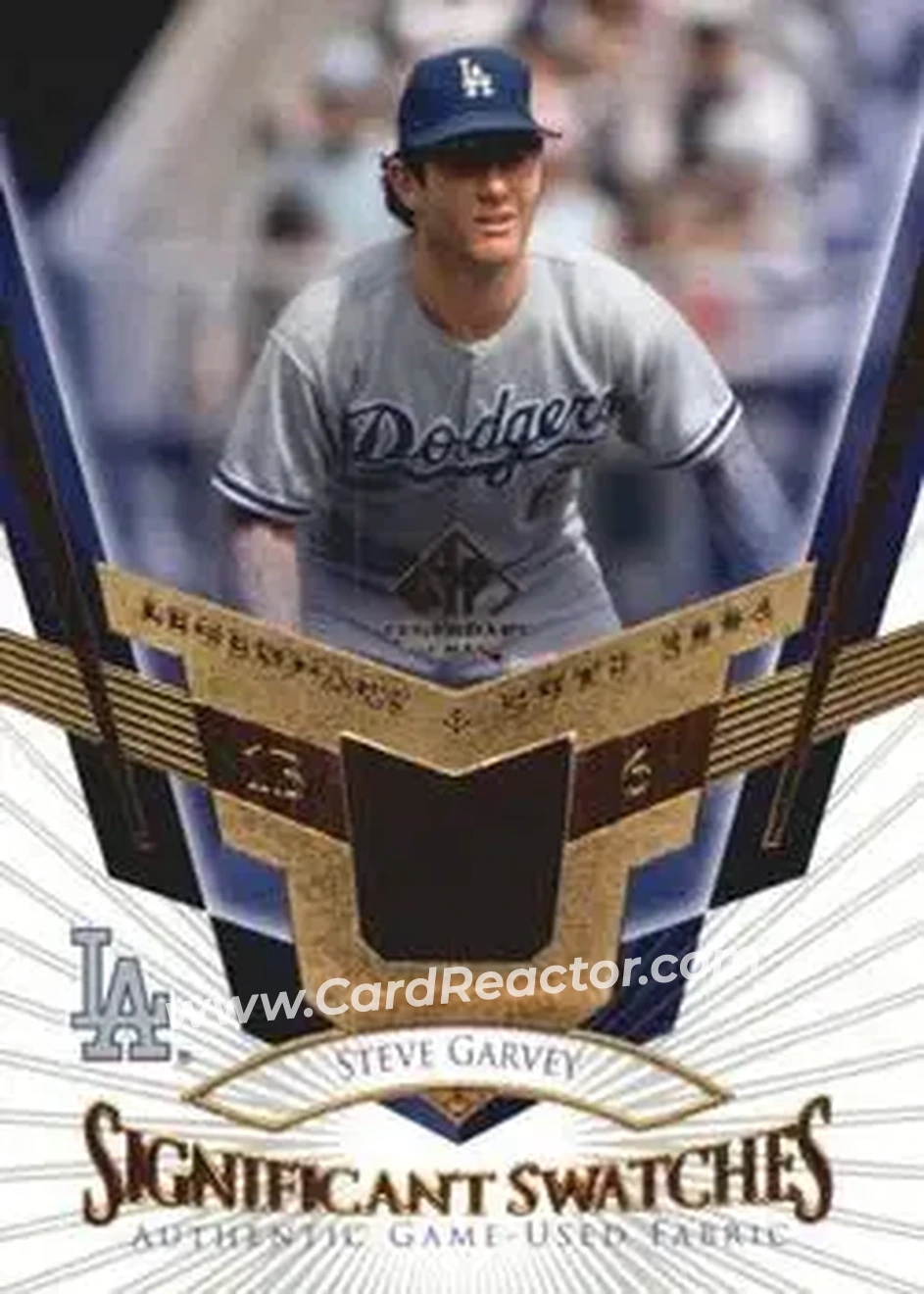 2004 SP Legendary Cuts - Significant Swatches #SS-SG - Steve Garvey - Los Angeles Dodgers - Front