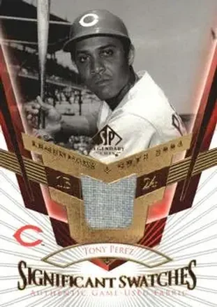 2004 SP Legendary Cuts - Significant Swatches #SS-TP - Tony Pérez - Cincinnati Reds