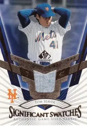 2004 SP Legendary Cuts - Significant Swatches #SS-TS - Tom Seaver - New York Mets