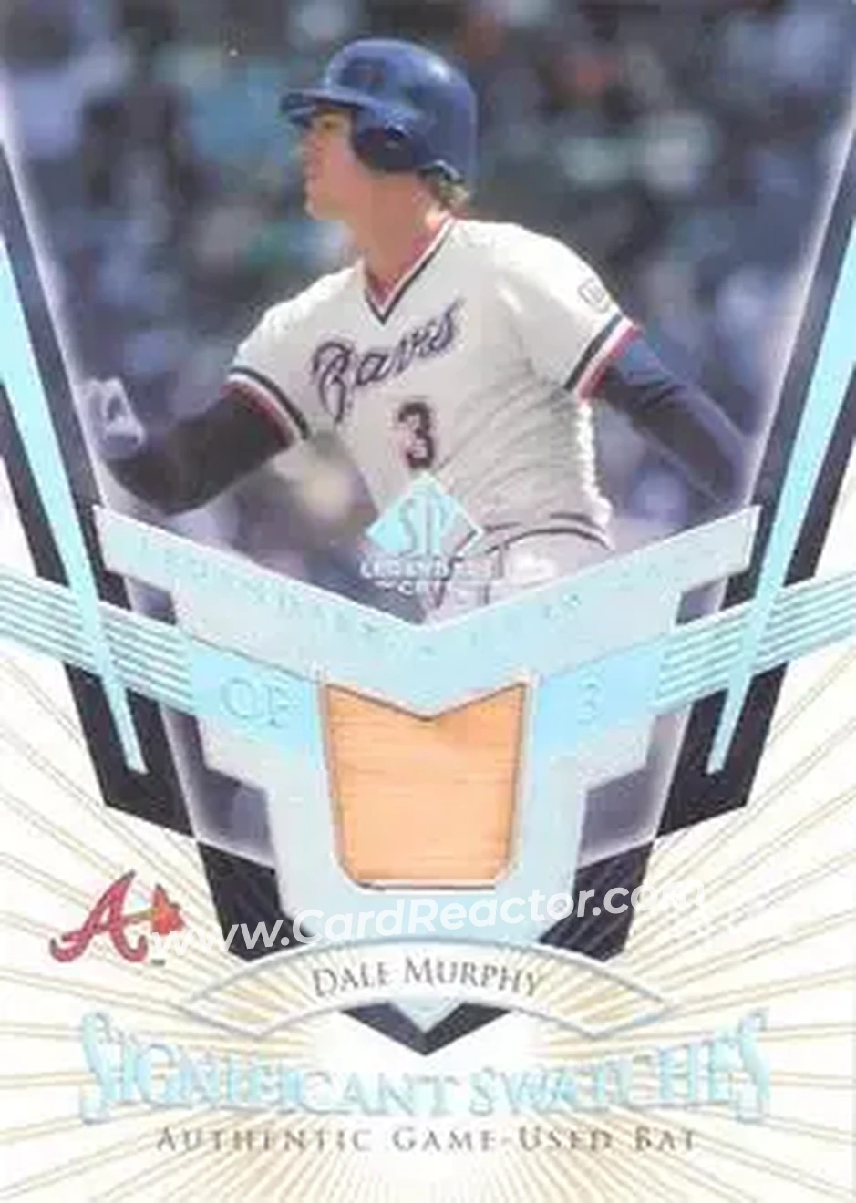 2004 SP Legendary Cuts - Significant Swatches 25 #SS-DM - Dale Murphy - Atlanta Braves - Front