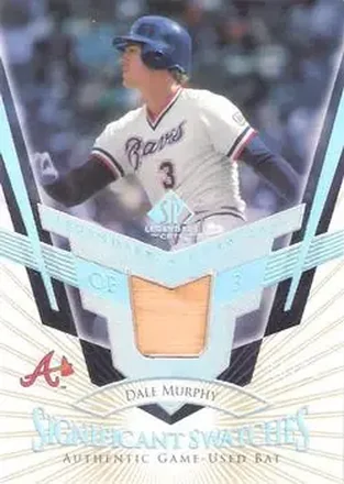 2004 SP Legendary Cuts - Significant Swatches 25 #SS-DM - Dale Murphy - Atlanta Braves