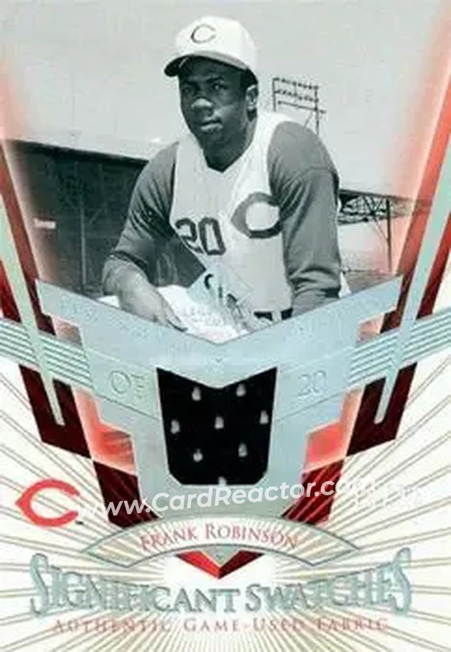 2004 SP Legendary Cuts - Significant Swatches 25 #SS-FR - Frank Robinson - Cincinnati Reds - Front