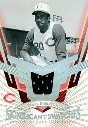 2004 SP Legendary Cuts - Significant Swatches 25 #SS-FR - Frank Robinson - Cincinnati Reds
