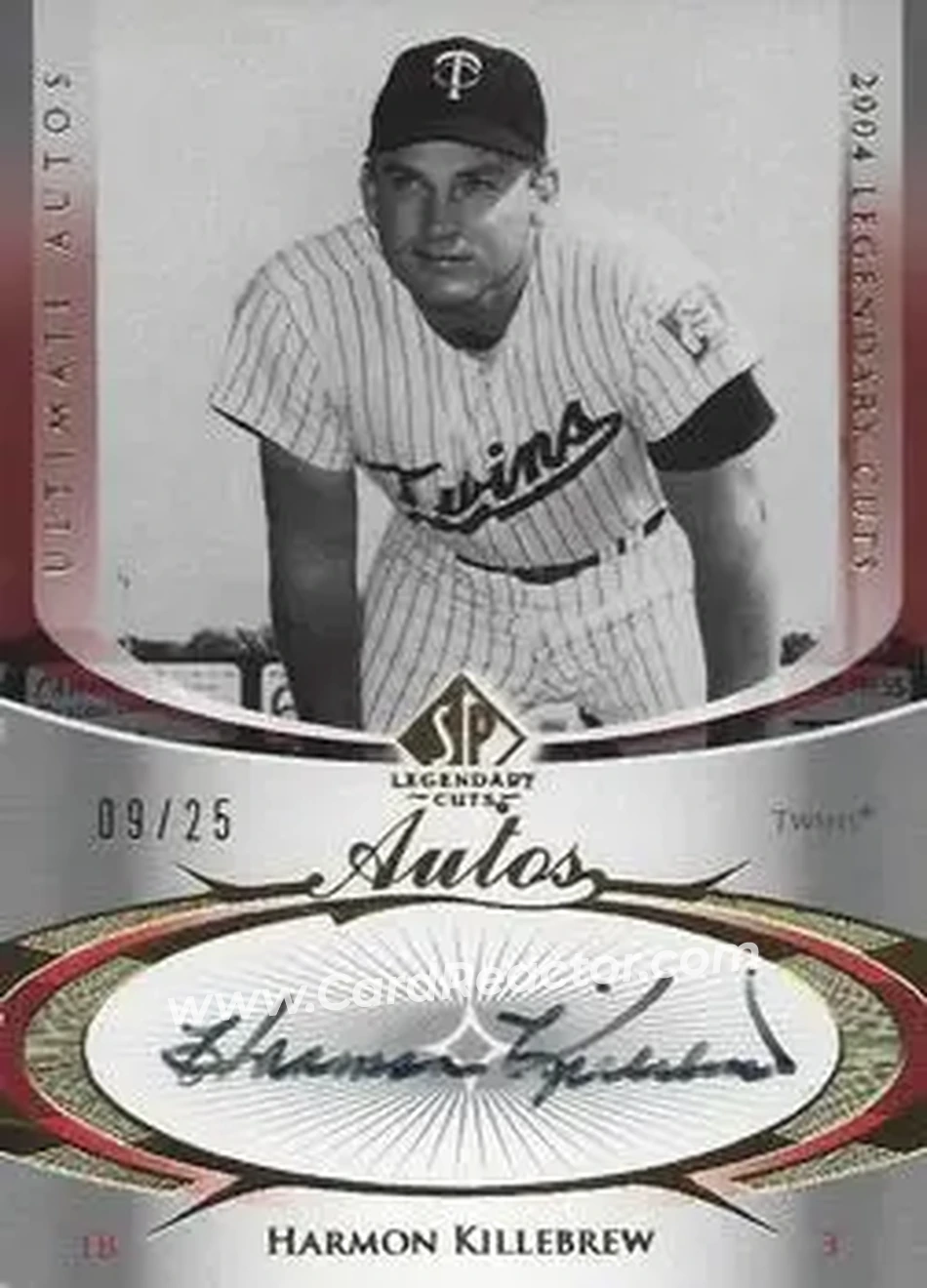 2004 SP Legendary Cuts - Ultimate Autos #UA-HK - Harmon Killebrew - Minnesota Twins - Front
