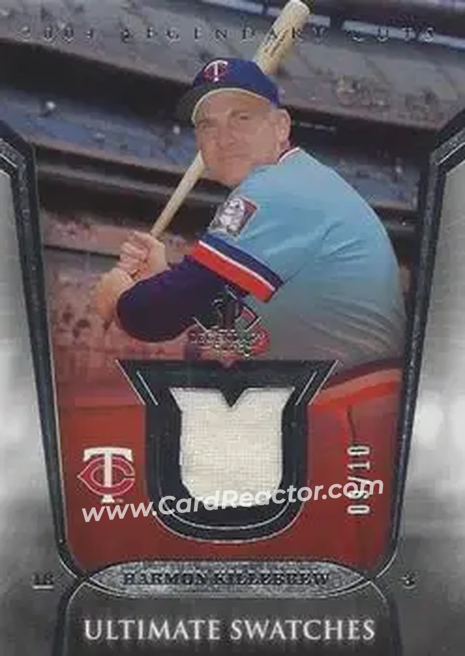 2004 SP Legendary Cuts - Ultimate Swatches 10 #US-HK - Harmon Killebrew - Minnesota Twins - Front