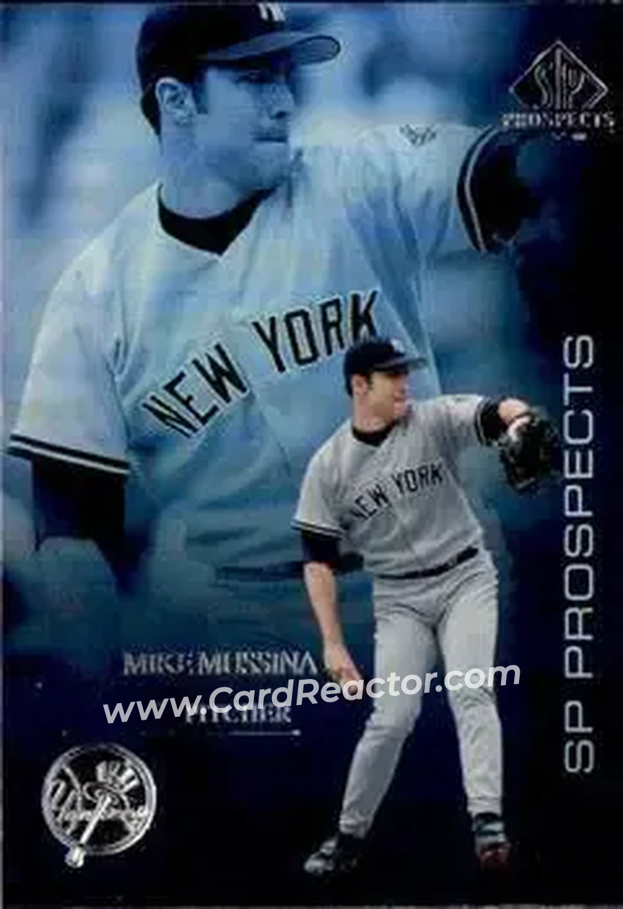 2004 SP Prospects #16 - Mike Mussina - New York Yankees - Front 2004 SP Prospects #16 - Mike Mussina - New York Yankees - Front