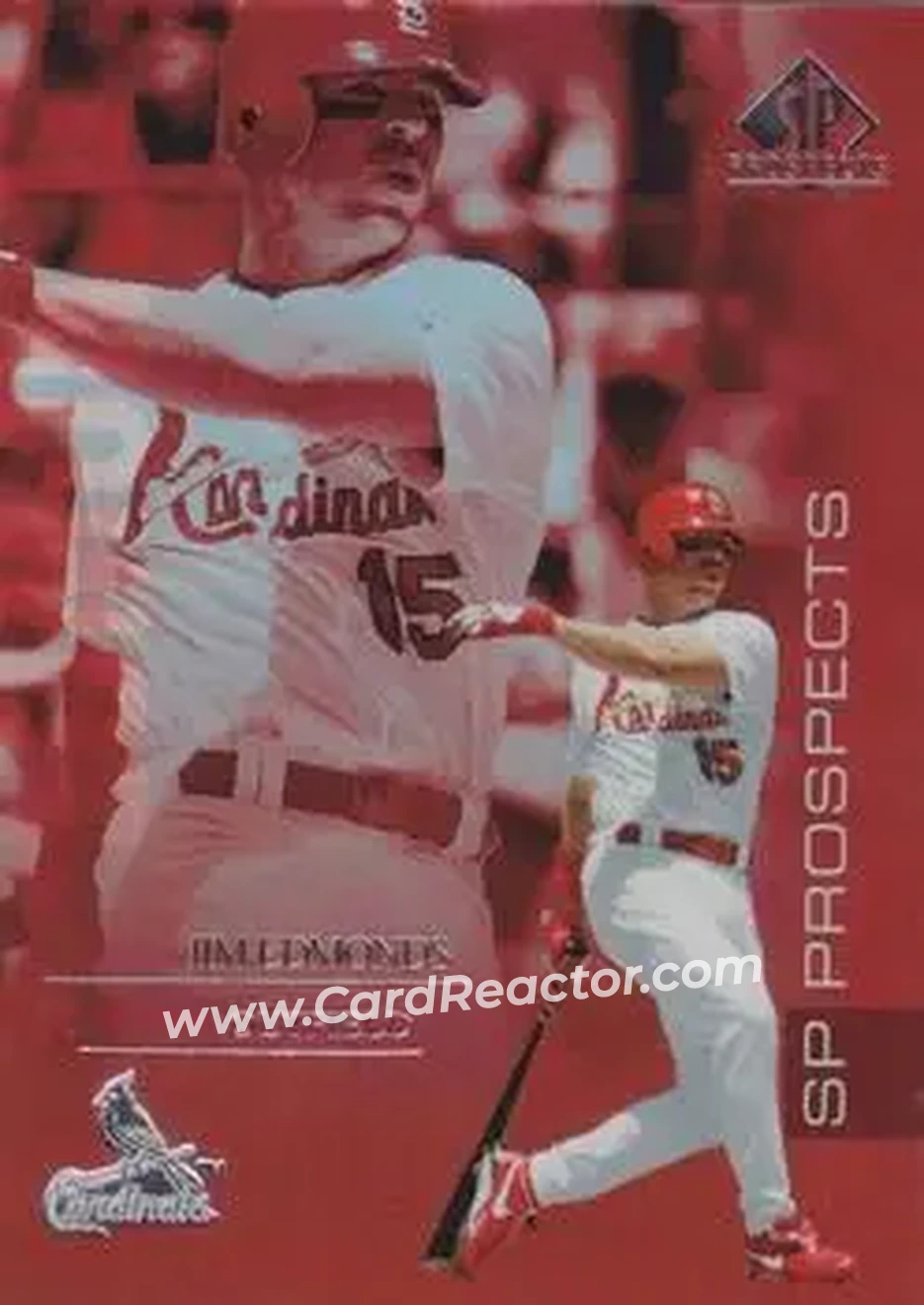 2004 SP Prospects #18 - Jim Edmonds - St. Louis Cardinals - Front