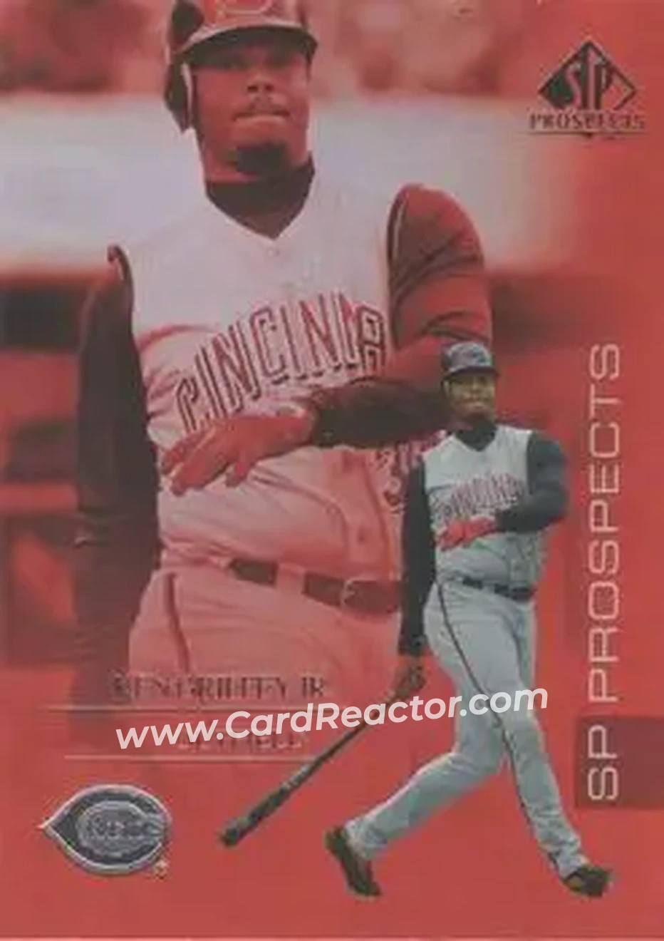 2004 SP Prospects #19 - Ken Griffey Jr. - Cincinnati Reds - Front 2004 SP Prospects #19 - Ken Griffey Jr. - Cincinnati Reds - Front