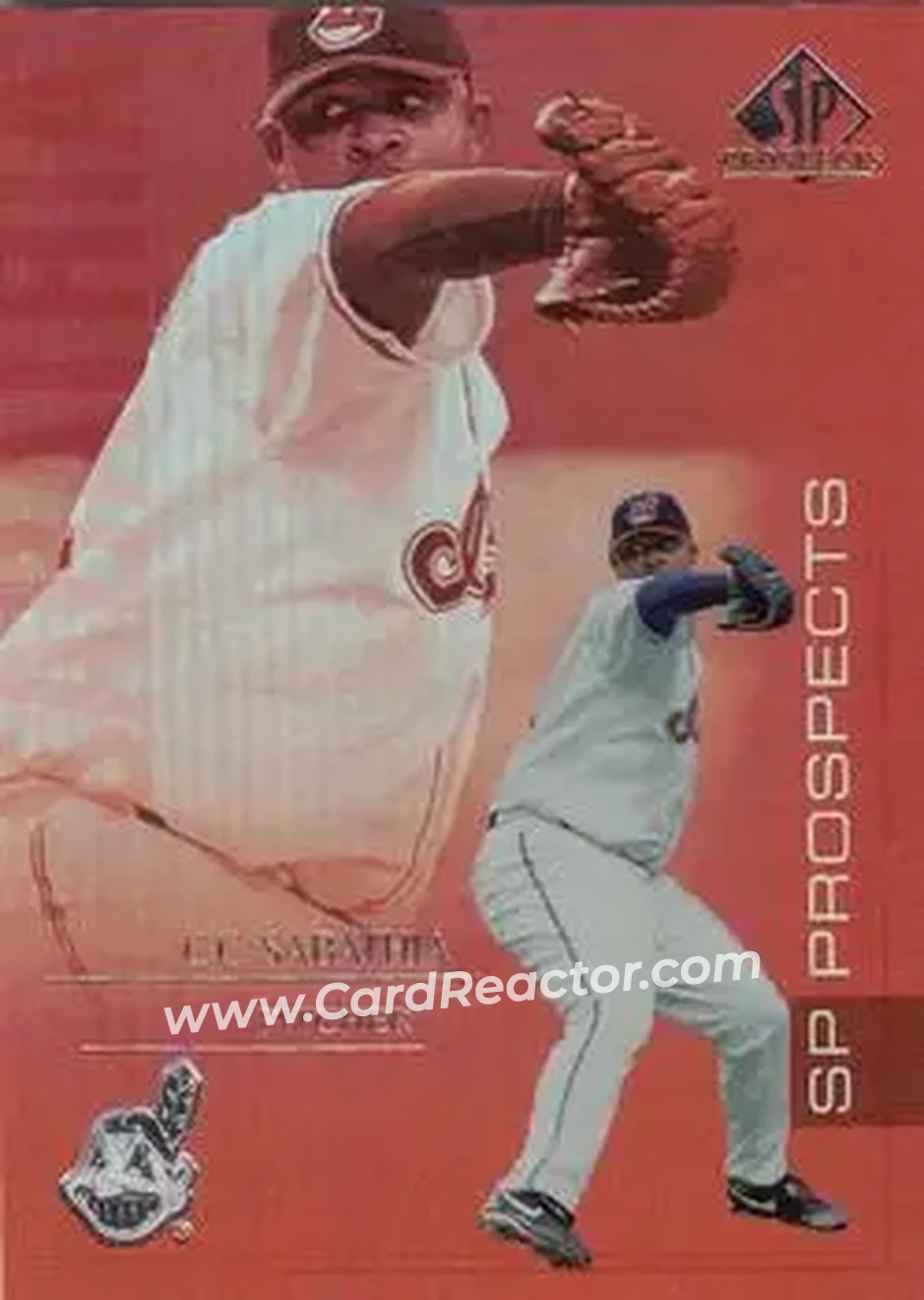 2004 SP Prospects #69 - CC Sabathia - Cleveland Indians - Front 2004 SP Prospects #69 - CC Sabathia - Cleveland Indians - Front