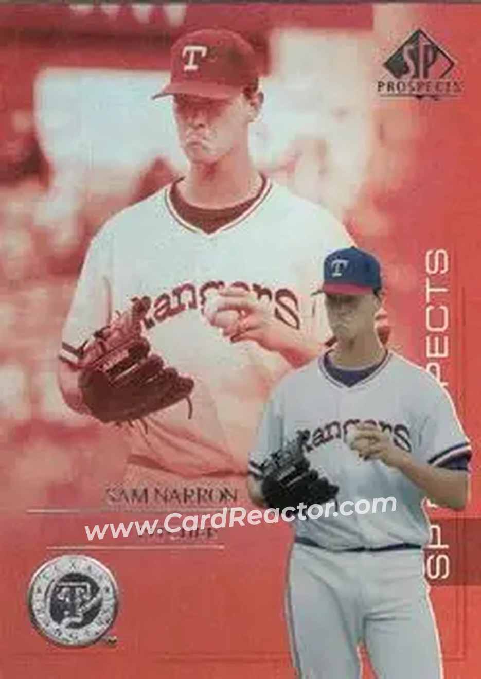 2004 SP Prospects #96 - Sam Narron - Texas Rangers - Front